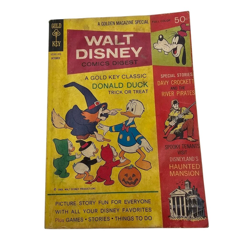 Walt Disney Comics Digest #16 VG 1969